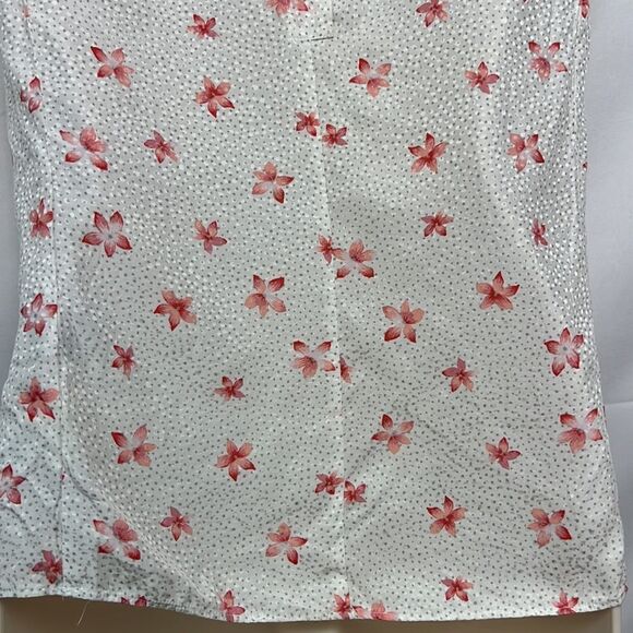 Rebecca Taylor Floral Flutter sleeve blouse EUC - Picture 10 of 10